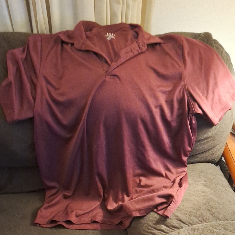 George Burgundy Polo Shirt